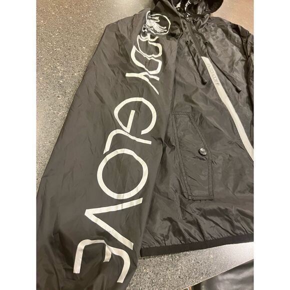 BODY GLOVE MEN'S LIGHTWEIGHT PACKABLE JACKET - BLACK SIZE L - Picture 2 of 9